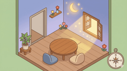 집에서 시작하는 풍수 인테리어 — 방위와 기(氣)의 흐름